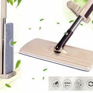 CÂY LAU NHÀ TỰ VẮT THÔNG MINH TẶNG KÈM BÔNG LAU CAO CẤP [HÀNG LOẠI 1]