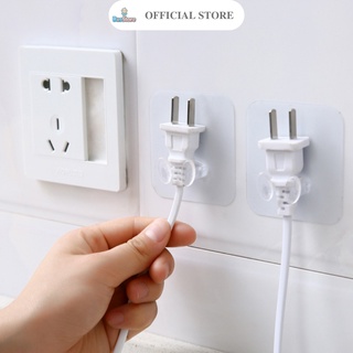 Móc Dán Tường Kẹp Giữ Dây Điện, Kê Sạc Điện Thoại tiện lợi, bền chắc