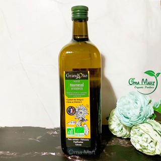 Dầu hướng dương hữu cơ ép lạnh Grand Olio 1lit