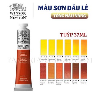 Màu lẻ sơn dầu Winsor &amp; Newton Winton Oil Color (tông nâu vàng).