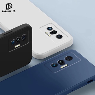Ốp lưng silicon cạnh vuông cho VIVO X70 X60 X50 X30 X27 Pro Plus Pro+ 4G 5G 2023