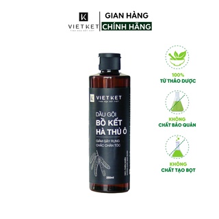 Dầu Gội Bồ Kết Hà Thủ Ô VIET KET Làm Sạch Gàu, Hết Rụng Tóc, Nuôi Dưỡng Từ Chân Tóc Tới Ngọn Tóc Chắc Khỏe 250ml