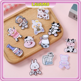 Pin cài áo sticker phụ kiện trang trí túi xách balo đáng yêu LAVAMO ST300
