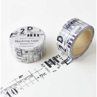 (Chiết theo chu kỳ) Băng dính washi tape hoạ tiết của Sunny Sunday #2