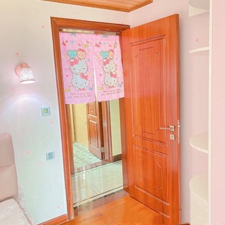 Rèm cửa vải có vách ngăn Hello Kitty