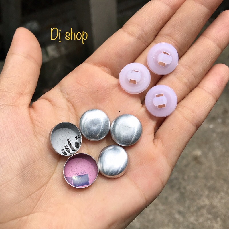 set 50 PHÔI NÚT BỌC VẢI
