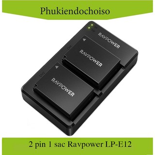 Pin sạc máy ảnh Ravpower cho Canon LP-E12
