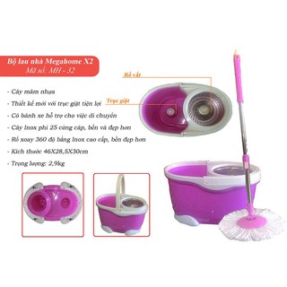 Lau nhà megahome 2x hàng công ty chính hãng