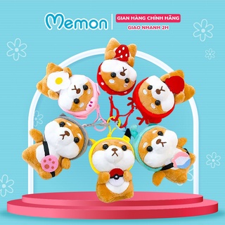 Móc Treo Gấu Bông Chó Shiba Cao Cấp Memon