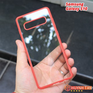 Ốp lưng Samsung S10 Clear Color ver 1 ( Màu đỏ như ảnh bìa)