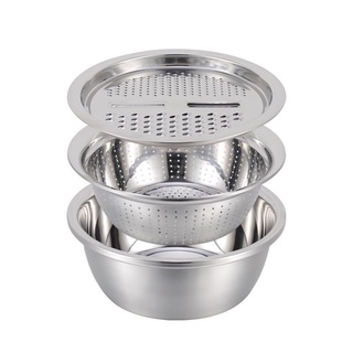 Bộ nạo rau củ đa năng bằng inox gồm 3 chi tiết