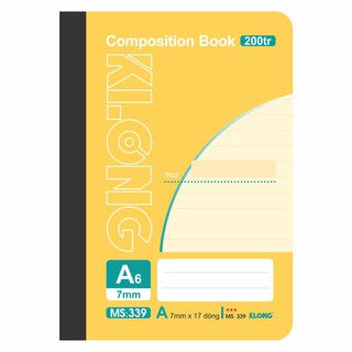 [ab] Sổ may KLONG 200tr A6 ; MS: 339