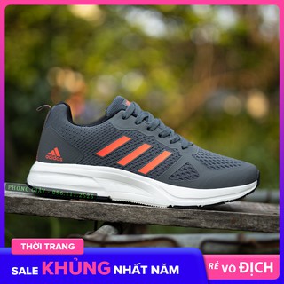 [Full box] Giày Sneaker Nam Giày Thể Thao Nam D62 Màu Ghi Đậm