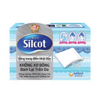 [CHÍNH HÃNG] Bông tẩy trang Silcot Nhật Bản Hộp 82 miếng cao cấp - Bông Silcot Unicharm