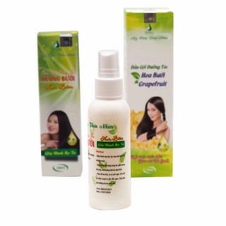 Combo Dầu gội dưỡng tóc tinh dầu bưởi + tinh dầu kích mọc tóc