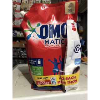 Nước giặt cửa trên omo matic 2,2kg tặng bịch comfort 350ml