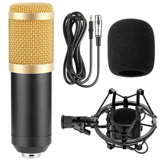 BỘ MICRO LIVESTREAN HỘP SẮT ĐẦY ĐỦ SOUNDCARD, GIÁ KẸP, TAI NGHE, CÁP