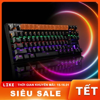 Bàn Phím Cơ Game Thủ K28 87 phím - 10 Chế Độ Led Chơi Game Siêu Đỉnh - Bàn Phím Cơ Gaming Máy Tính [NBK28]