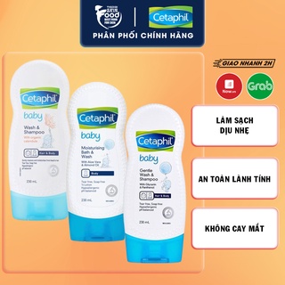Sữa Tắm Gội Dưỡng Ẩm, Dịu Nhẹ Cho Bé Cetaphil Baby Wash