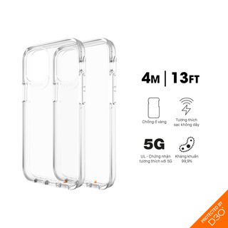 Ốp lưng chống sốc Gear4 D3O Crystal Palace iPhone - Công nghệ chống sốc độc quyền D3O dành cho iPhone 12 series