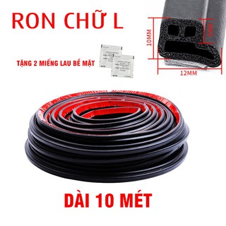 Ron Gioăng Cao Su Chữ L 12x10mm Dán Cửa Xe Chống Ồn Giữ Nhiệt LeGaXi