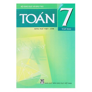 Sách Giáo Khoa Toán 7 tập 2 Song ngữ Việt Anh