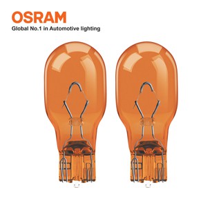 Combo 10 Bóng Đèn Chân Ghim Trung 1 Tim OSRAM Original WY16W 12V 16W Màu Vàng - Nhập Khẩu Chính Hãng