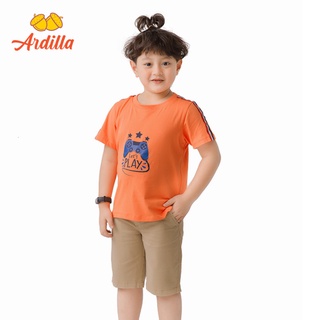 Áo Thun Bé Trai ARDILLA Thiết Kế Họa Tiết Game Cực Chất, Chất Liệu Cotton Thoáng Mát Cho Bé 2-9 Tuổi  K118BSS20