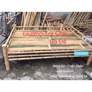 Giường Tre Bà Đẻ tặng kèm bồ kết khô