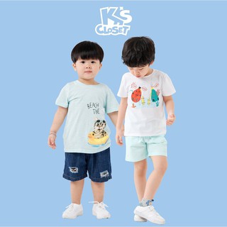 Áo Cộc Tay Dành Cho Bé Trai (Từ 01 -06 Tuổi) K's Closet B001TES / B203TES TMMN