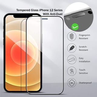 Kính Cường Lực Cho iPhone 12 Pro Max / 12 Pro / 12 Mini 11 Pro Max / 11 Pro / 11 6 / 7 / 8 plus / X / XS / XR / XS Max Toàn Bộ Keo Dán