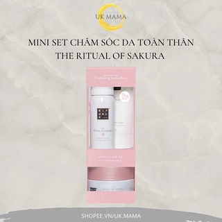 Set mini chăm sóc da toàn thân Rituals hương Sakura