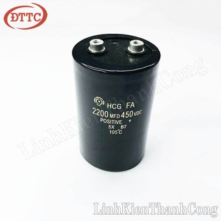 Tụ hóa HITACHI 2200uF 450V (65x105mm)