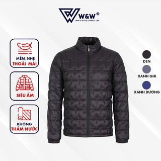 Áo Khoác Chần Bông Nam W&amp;W Chất Liệu Cao Cấp, Mềm Mại Giữ Nhiệt Tốt, Chống Bám Bẩn, Chống Thấm Nước JACKET11