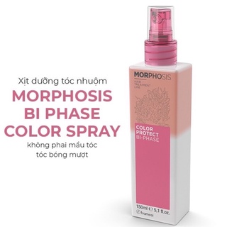 XỊT DƯỠNG CAO CẤP MORPHOSIS BI PHASE COLOR SPRAY MỘT SẢN PHẨM HÀNG NGÀY KHÔNG THỂ THIẾU CHO MÁI TÓC NHUỘM 150ml