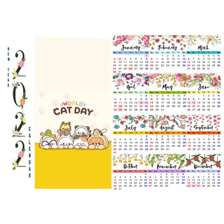 Lịch tường 2022 tonton friend LA14 size A3