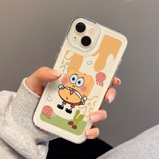 SANRIO Ốp Điện Thoại Cứng Trong Suốt Chống Sốc Hình SpongeBob Cho iPhone 14 11 13 12 X XS Pro Max xr Mini xr