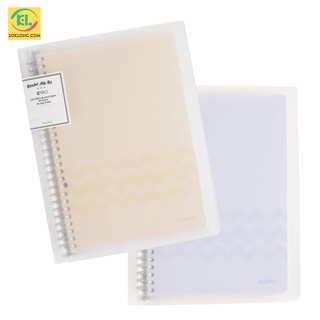 Sổ còng sắt Klong B5 80 tờ caro 26 chấu Chuyên làm Bullet [Chọn Màu] ; Binder MS 550 dễ Thay giấy