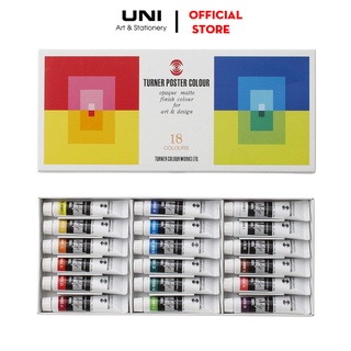 Bộ màu Poster 18 màu Turner 11ml