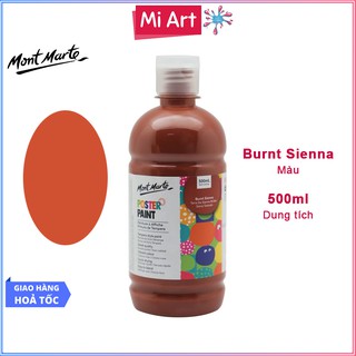 Màu Nước Poster Paint Mont Marte 500ml - Burnt Sienna - MPST0018