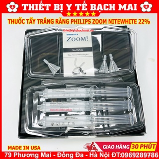 Gel Tẩy Trắng Răng Tại Nhà Philips Zoom NiteWhite 22% [01 Ống]