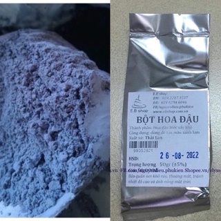 [ NGUYÊN LIỆU LÀM BÁNH ] Bột Hoa Đậu Biếc tạo màu làm thạch làm bánh mứt gói 50gr