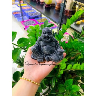 Tượng Phật Di Lặc Đá Cẩm Đen, Trắng