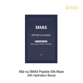 Mặt Nạ Dưỡng Và Phục Hồi Da SMAS Peptide Silk Mask 24H Hydration Boost 25G Nhật Bản - Dành cho da nhạy cảm, treatment