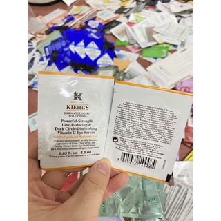 [sample 1,5ml] Serum dưỡng mắt KIEH.L'S Powerful-Strength Line-Reducing &amp; Dark Circle-Diminishing Vitamin C Eye Serum