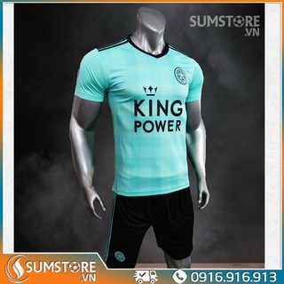 Áo Bóng Đá Leicester City Xanh - Đồ Đá Banh 2021