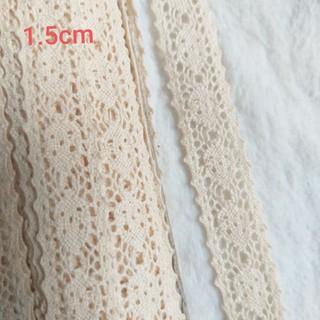 Ren cotton , màu mộc ,size 1.2cm đến 2cm(2m/12k)