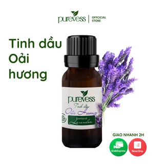 Tinh dầu Oải Hương thơm phòng, giúp giảm stress trấn tĩnh tinh thần giúp ngủ ngon PUREVESS 20ml
