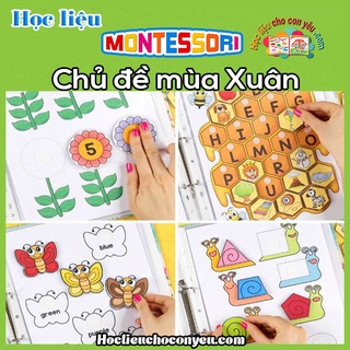 [Giáo dục sớm]Học liệu tương tác chủ đề mùa xuân - giúp bé thông mjnh,tư duy sáng tạo