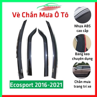 Vè che mưa ô tô Ford EcoSport 2016-2021 chỉ inox cao cấp